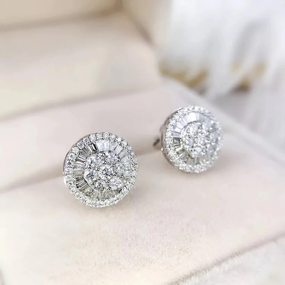 925 Sterling Silver Zircon Jewelry Set - Picture 5 of 5